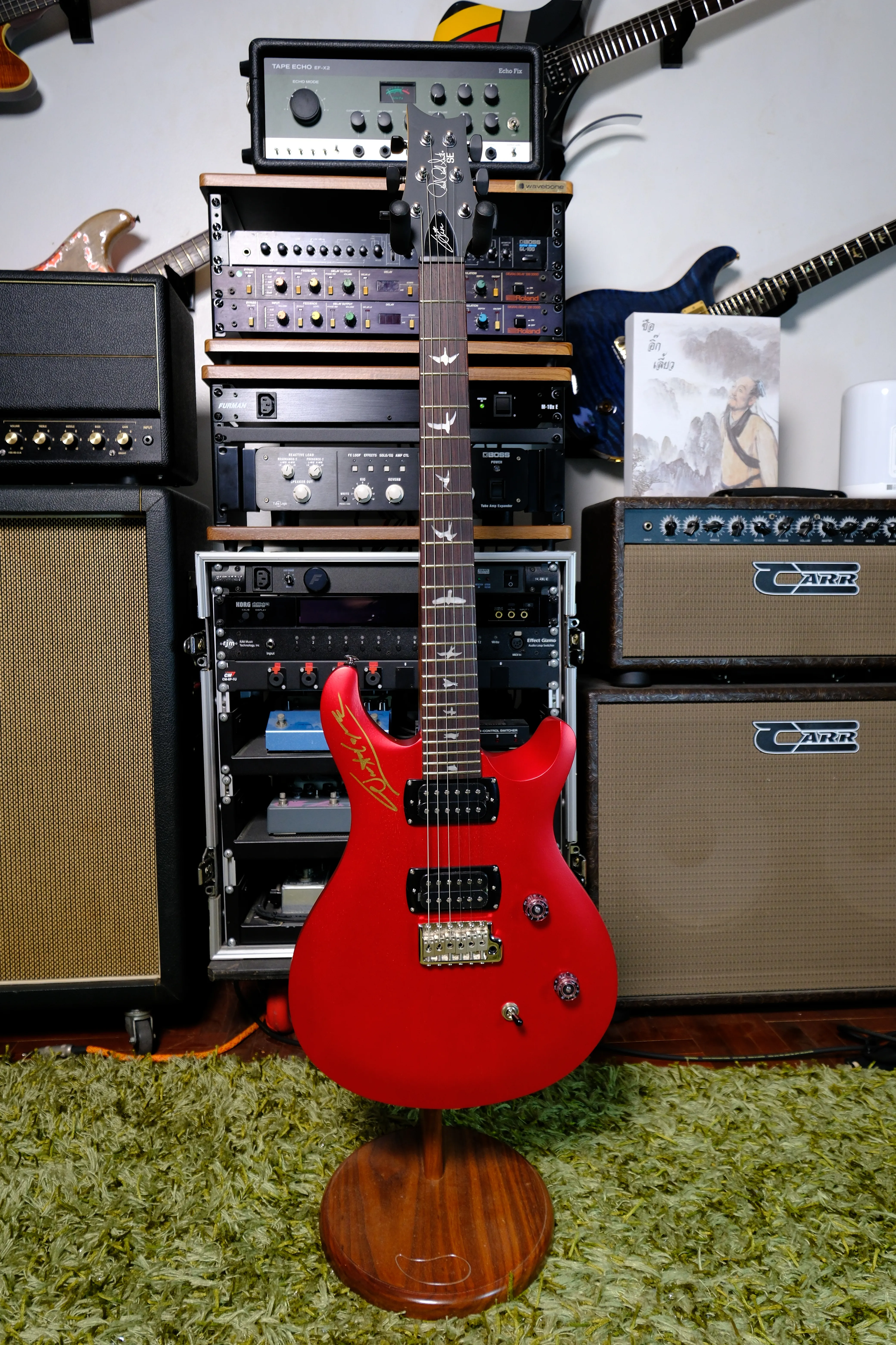 PRS Win Ratanapol SE CE 24 Standard Satin Red Apple Metallic